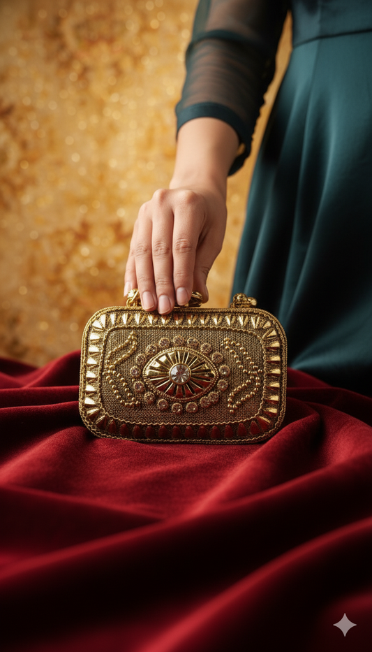 VINTAGE HAND CLUTCH